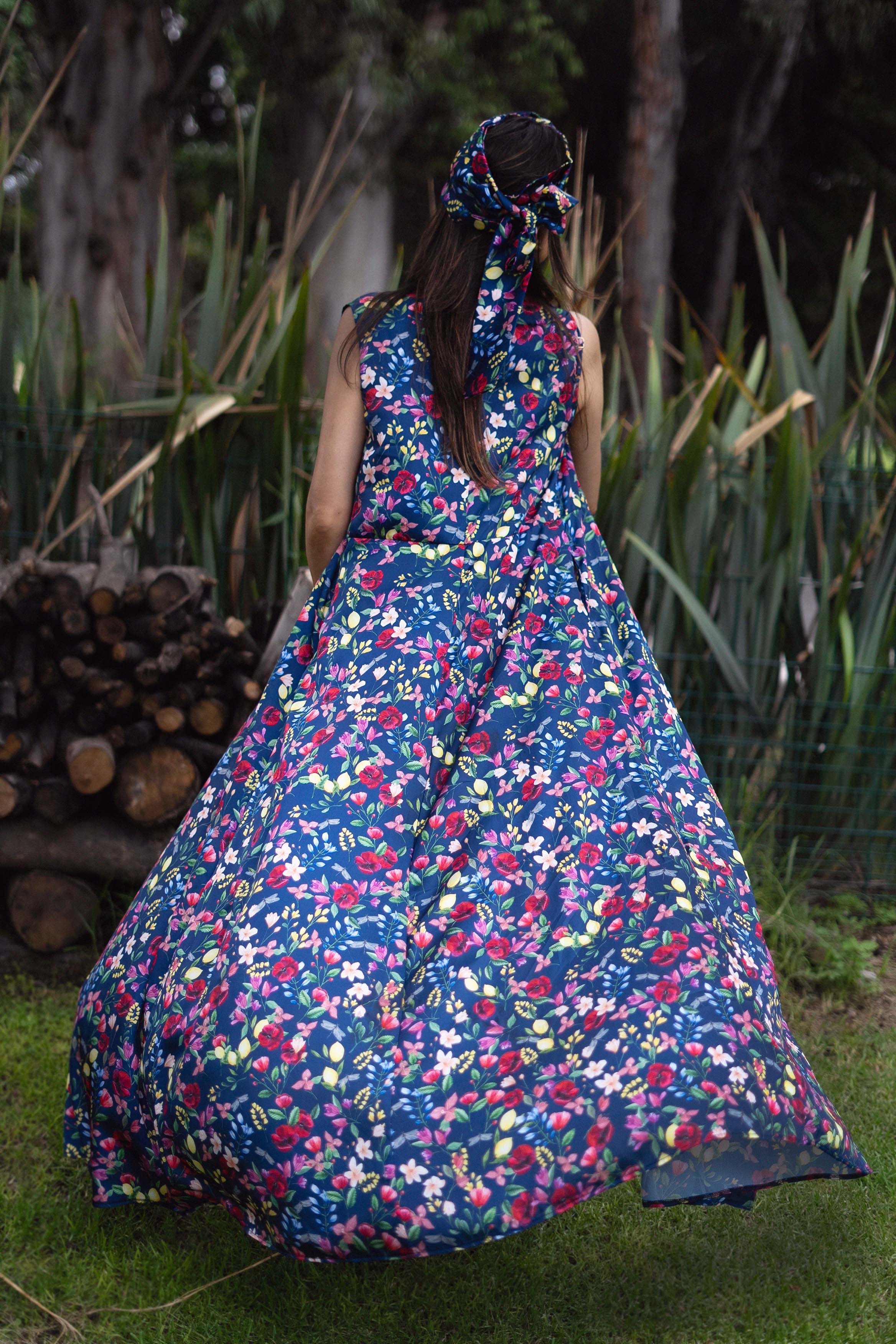 Vestido Largo Hortensia