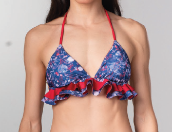 Bra Flora Navy