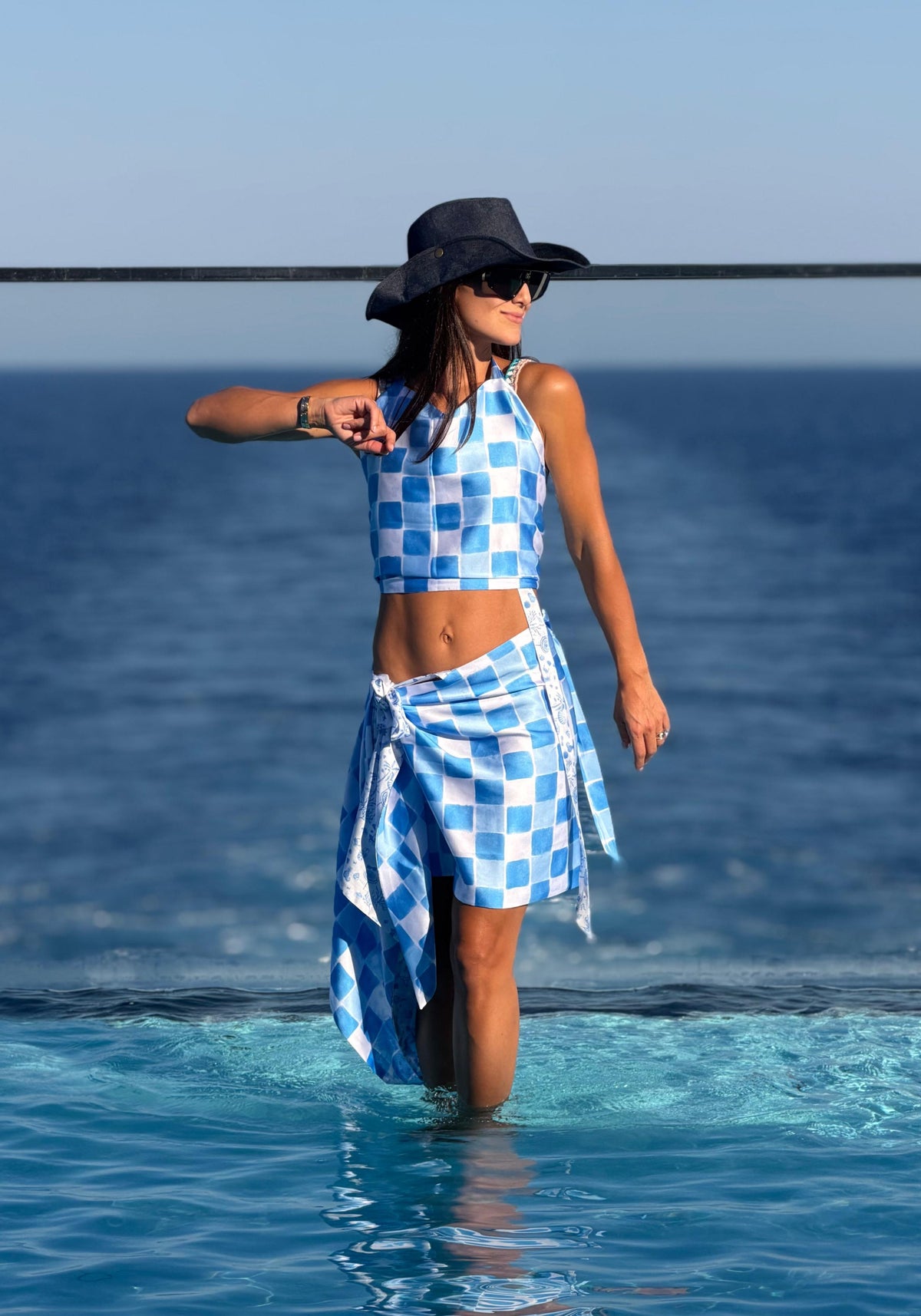 Top Marin Bleu